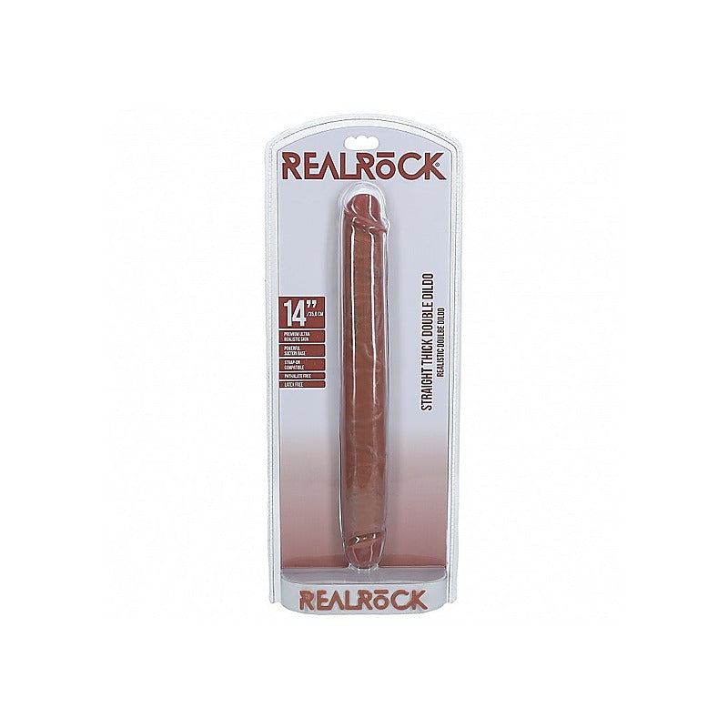 REALROCK Thick Double Ender Realistic Dildo by Shots Toys - Double Ender