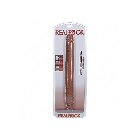 REALROCK Thick Double Ender Realistic Dildo by Shots Toys - Double Ender