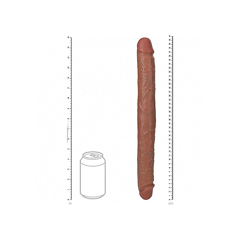 REALROCK Thick Double Ender Realistic Dildo by Shots Toys - Double Ender