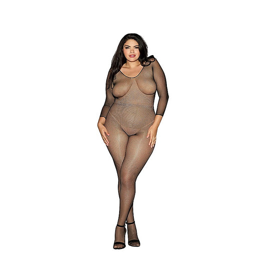 Dream Girl Womens Fishnet Body Stockings Black - Body Stockings