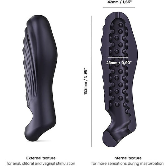 MANWAN Ryzer Mens Silicone Penis Sleeves - Penis Sleeves and Extenders