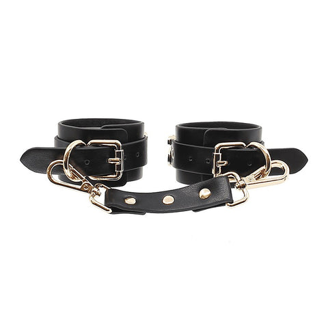 Love In Leather Yes Sir Faux Leather Wrist Cuffs