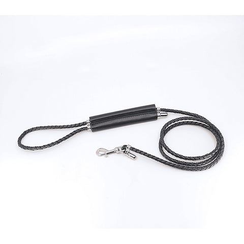 Braided Lead With Coloured Hardware by Love In Leather - Collars and Leads