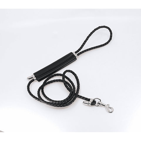 Braided Lead With Coloured Hardware by Love In Leather - Collars and Leads