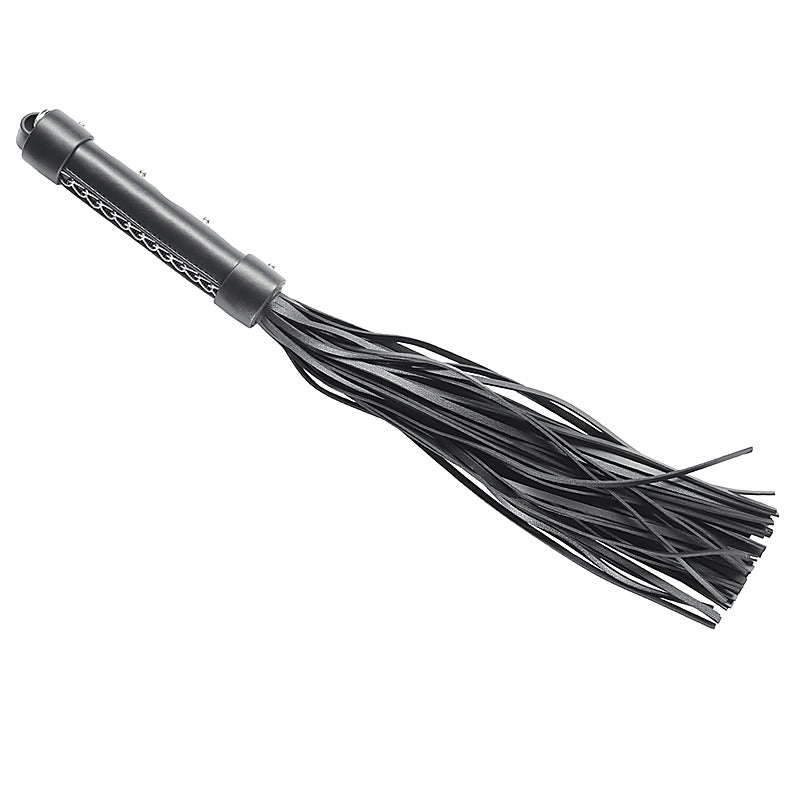 BDSM Flogger With Coloured Hardware by Love In Leather - Whips And Crops
