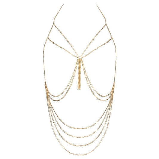 Muse Tassel BDSM Chain Harness O/S - Cuffs And Restraints