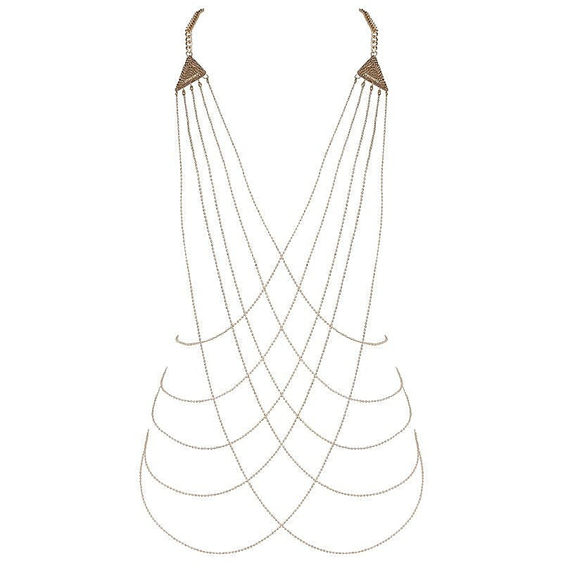 Muse Triangle Fetish Chain Harness - Cuffs And Restraints