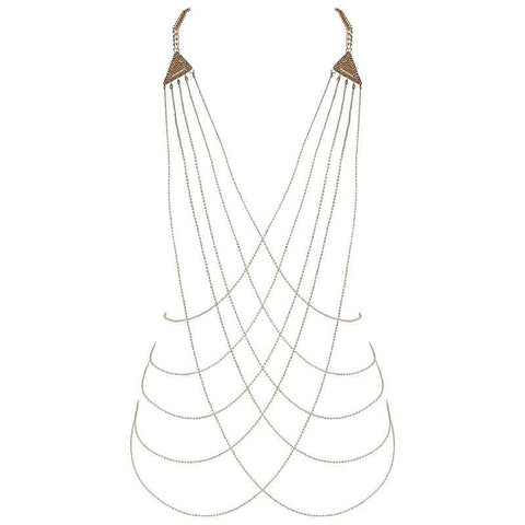 Muse Triangle Fetish Chain Harness - Cuffs And Restraints