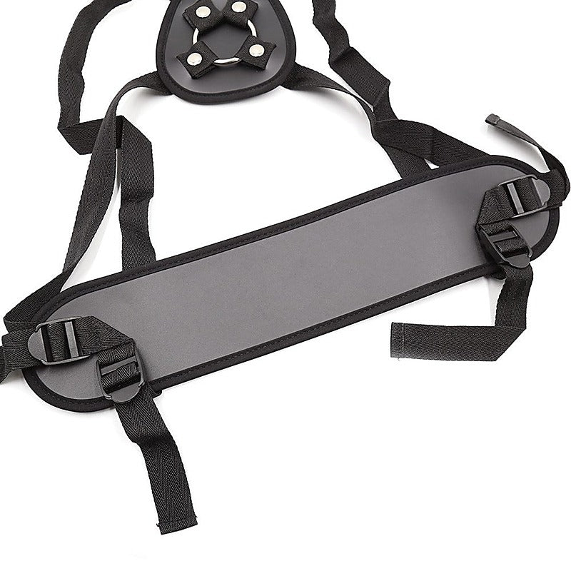 Adjustable Strap-On With Back Support by Love In Leather - Strap On Sextoys