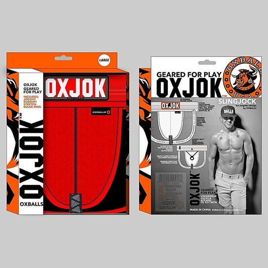 Oxballs Slingjock Upthrust Slider-Strap Jock Red Hot - Jocks and G-Strings