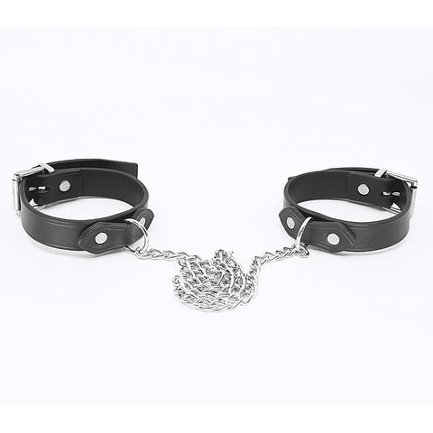 Bondage Leather Ankle Restraints by Love In Leather - Cuffs And Restraints