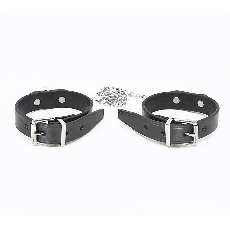 Bondage Leather Ankle Restraints by Love In Leather - Cuffs And Restraints