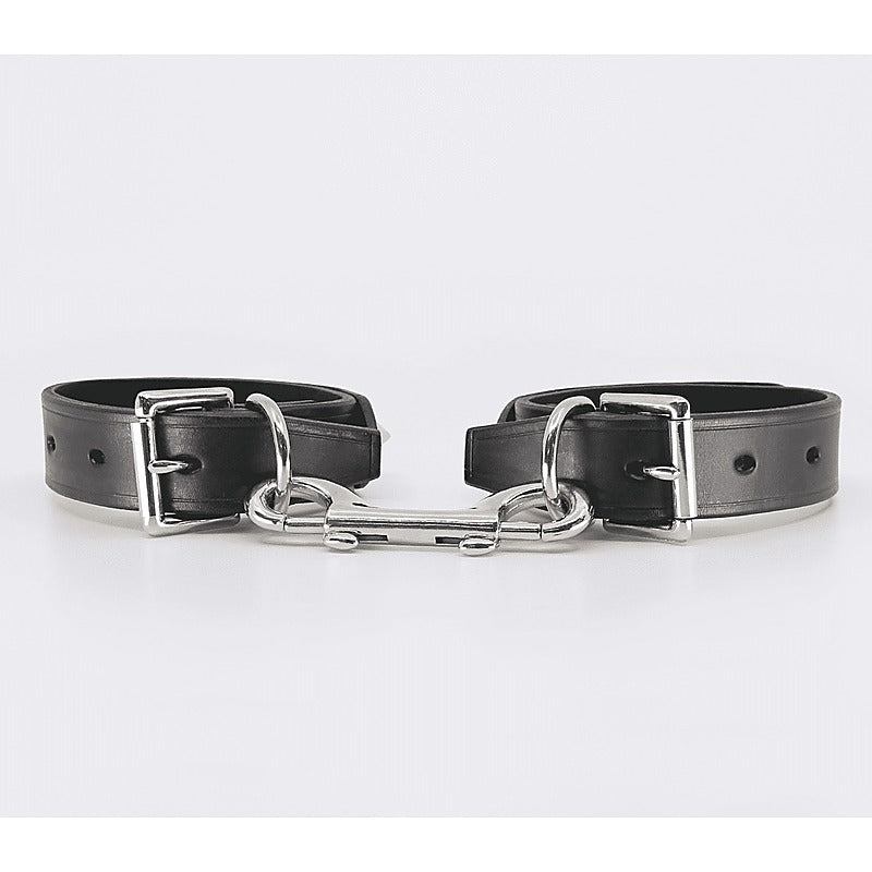 Spiked Leather Ankle Restraints by Love In Leather - Cuffs And Restraints