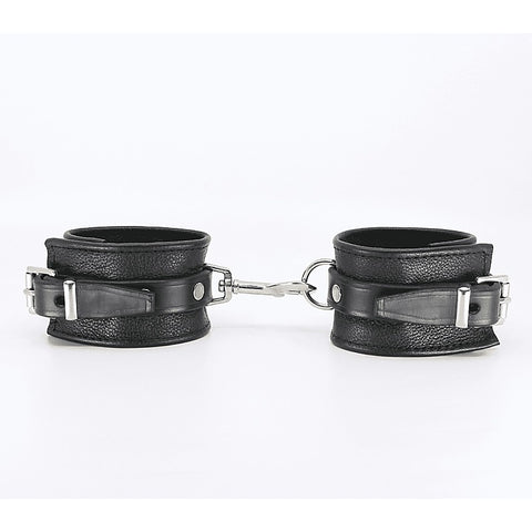 Soft Grained Leather Ankle Restraints by Love In Leather - Cuffs And Restraints