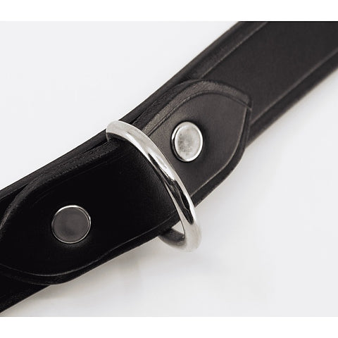 Unlined Italian Leather BDSM Collar by Love In Leather - Collars and Leads