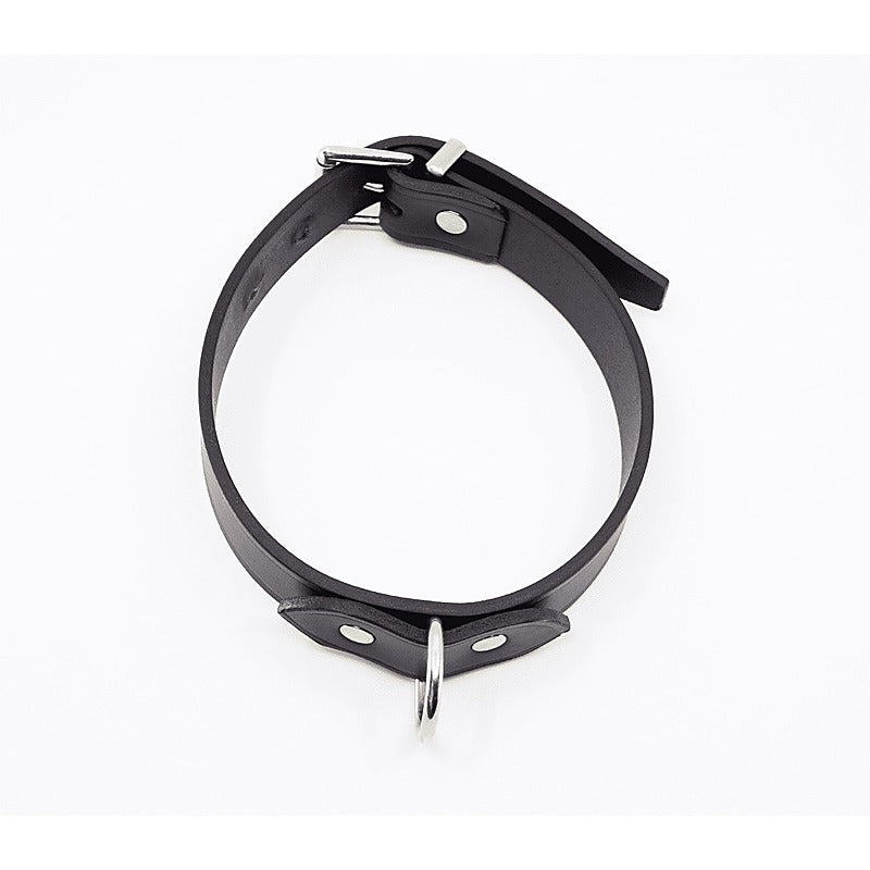 Unlined Italian Leather BDSM Collar by Love In Leather - Collars and Leads