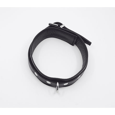 Flat & Grained Italian Leather Collar by Love In Leather - Collars and Leads