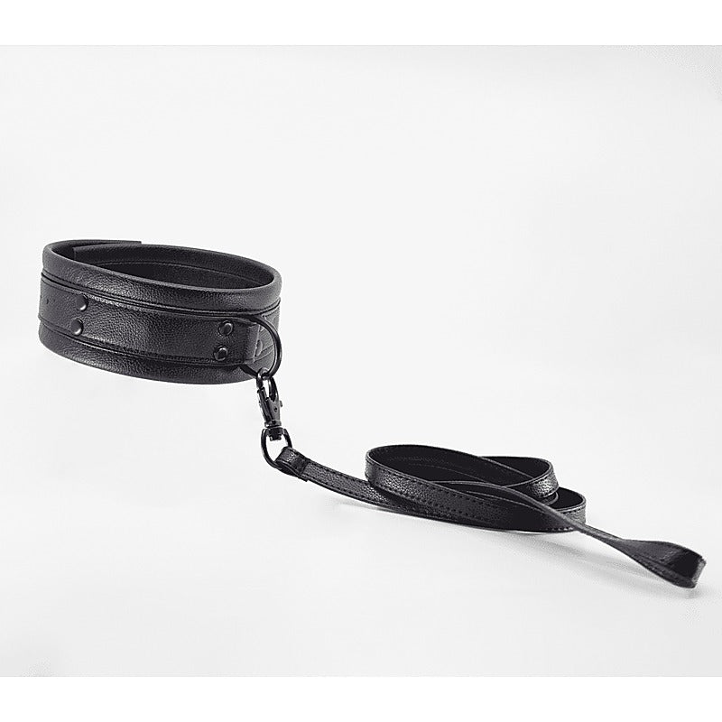 Faux Leather Collar & Lead Set by Love In Leather - Collars and Leads