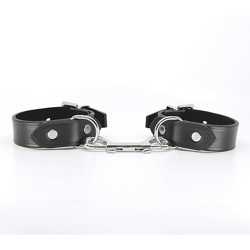 Unlined Leather Wrist Restraints by Love In Leather - Cuffs And Restraints