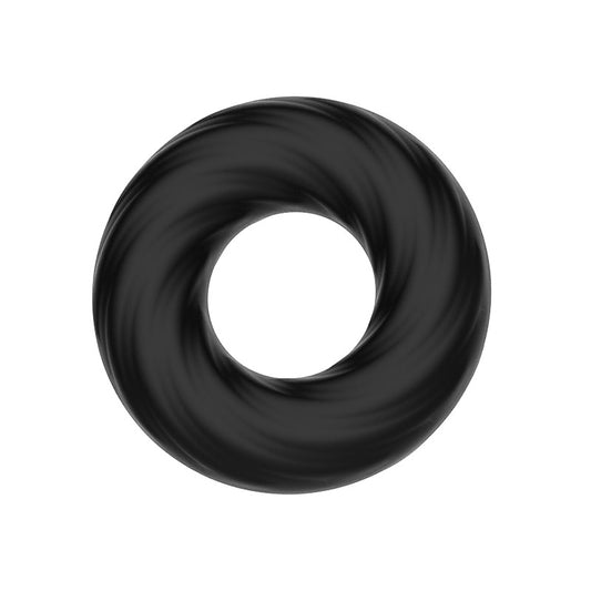 Love In Leather Silicone Fat Boy Stretchy Cock Ring - Stretchy Cock Rings