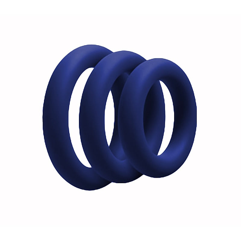 3 Piece Fat Boy Stretchy Cock Rings by Love In Leather - Stretchy Cock Rings