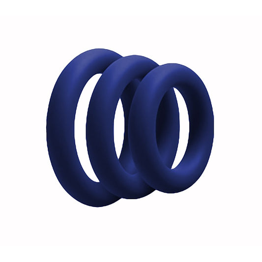 Love In Leather 3 Piece Fat Boy Stretchy Cock Rings - Stretchy Cock Rings