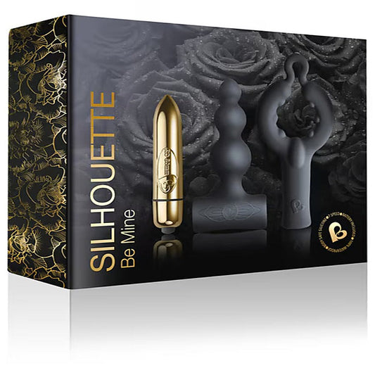 Rocks Off Silhouette Dark Desires Be Mine Vibrator Kit