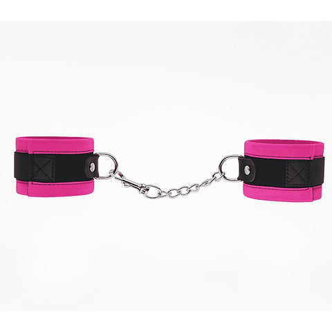 Lightly Padded Velveteen Hand Cuffs by Love In Leather - Cuffs And Restraints