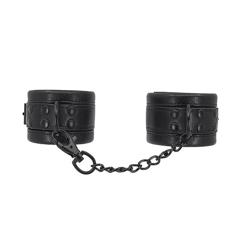 Love In Leather Padded Faux Leather Wrist Cuffs