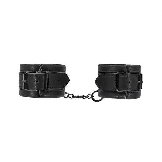 Love In Leather Padded Faux Leather Wrist Cuffs