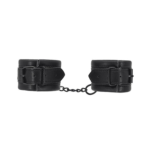 Love In Leather Padded Faux Leather Wrist Cuffs