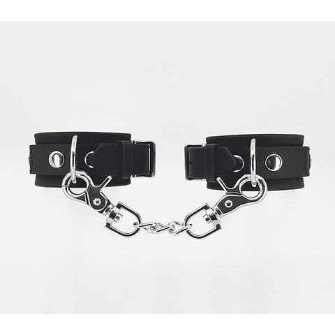 Love In Leather Heavyweight Silicone Wrist Cuffs