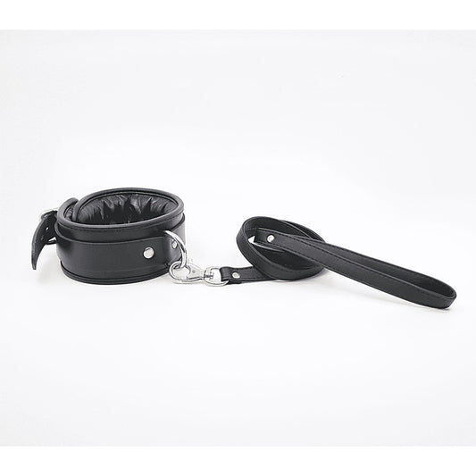 Love In Leather Long Faux Leather Bondage Lead - Collars and Leads