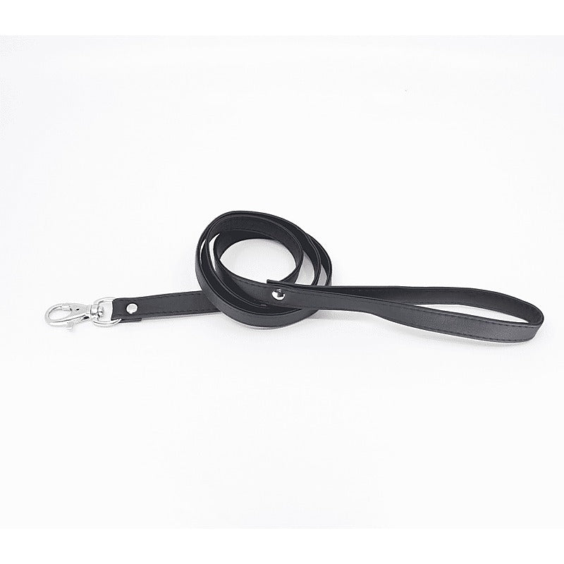 Long Faux Leather Bondage Lead by Love In Leather - Collars and Leads