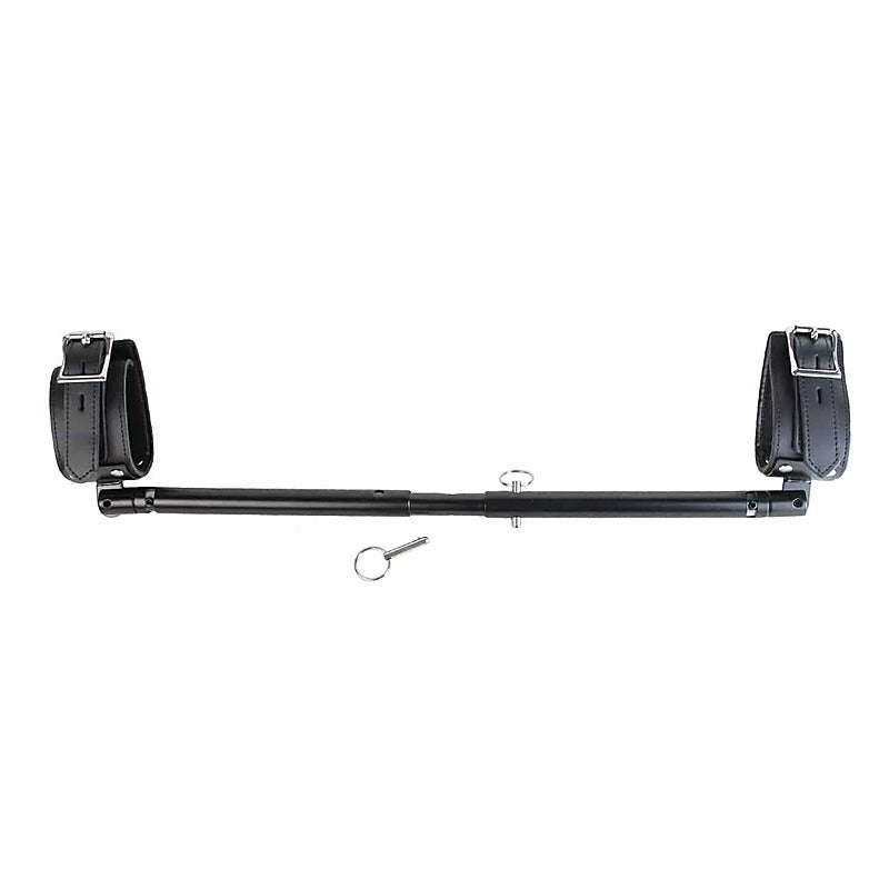 Love In Leather Adjustable Spreader Bar with Cuffs - Spreaders and Hangers