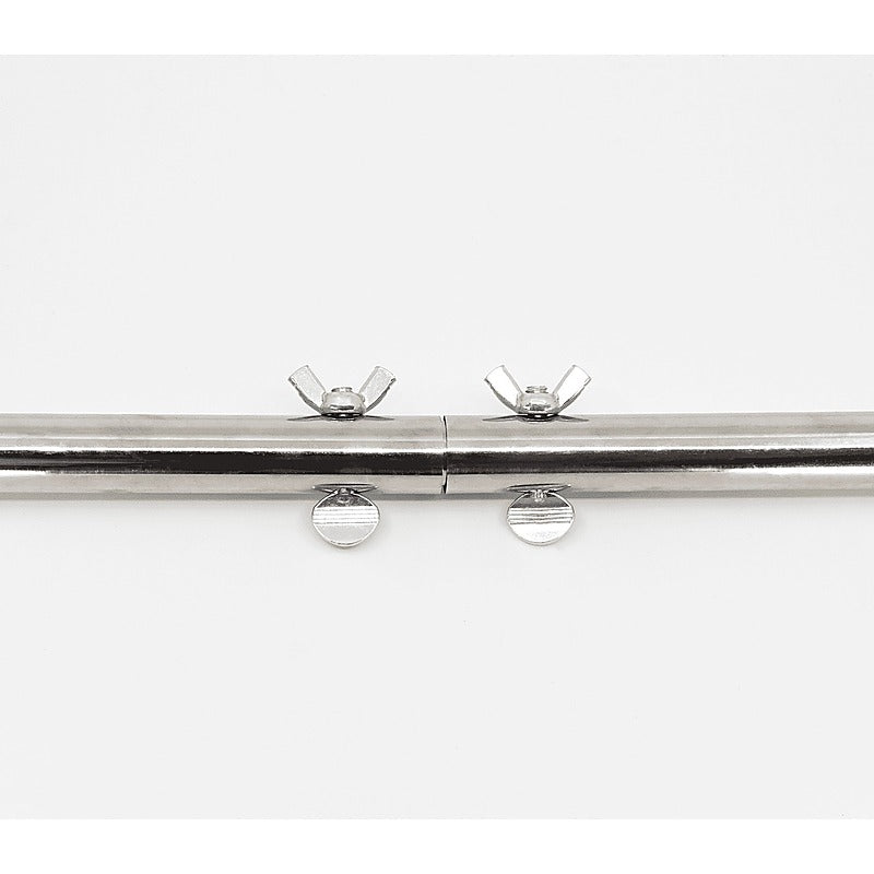 Love In Leather Silver Adjustable Spreader Bar - Spreaders and Hangers
