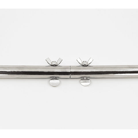 Love In Leather Silver Adjustable Spreader Bar - Spreaders and Hangers