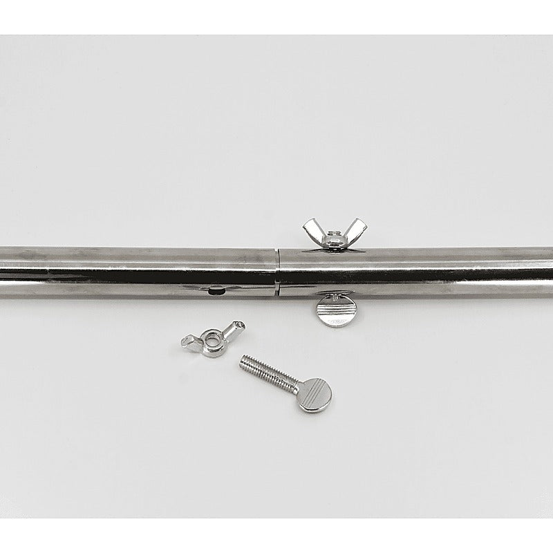 Love In Leather Silver Adjustable Spreader Bar - Spreaders and Hangers