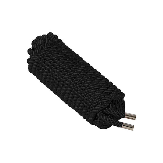 Love In Leather Silky Bondage Play Rope 10m - Cuffs And Restraints