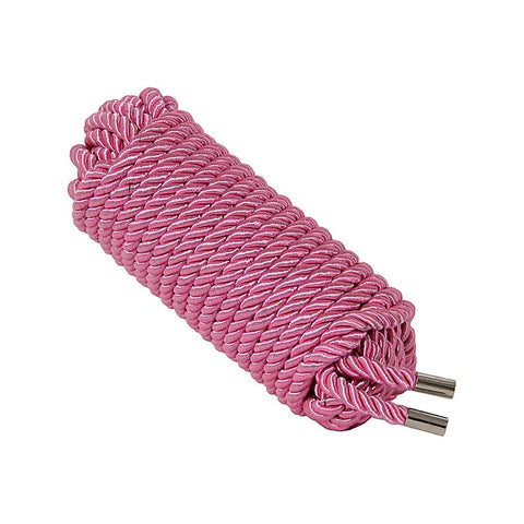 Silky Bondage Play Rope 10m by Love In Leather - Cuffs And Restraints
