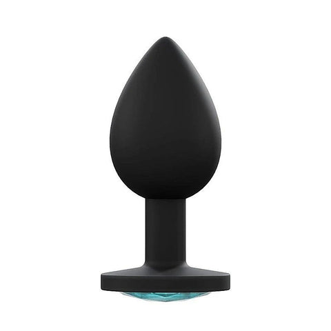 Silicone Anal Plug Black by Love In Leather - Butt Plugs