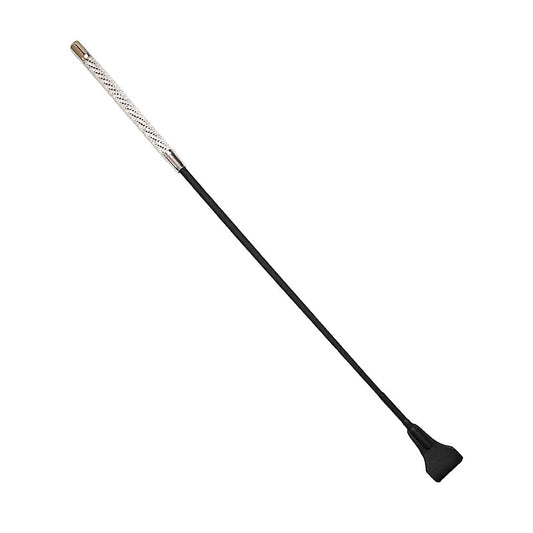 Love In Leather Long Diamante BDSM Riding Crop - Whips And Crops