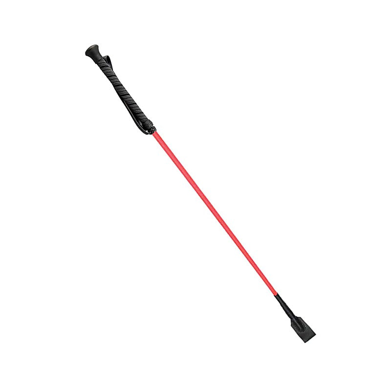 Love In Leather Riding Crop With Rubber Handle - Whips And Crops