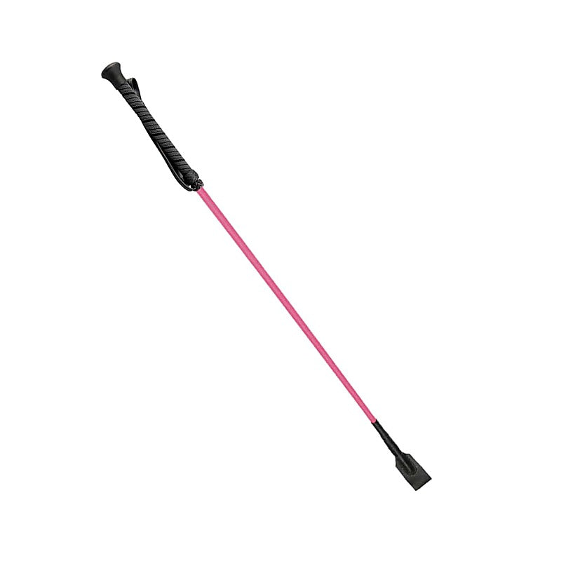 Love In Leather Riding Crop With Rubber Handle - Whips And Crops