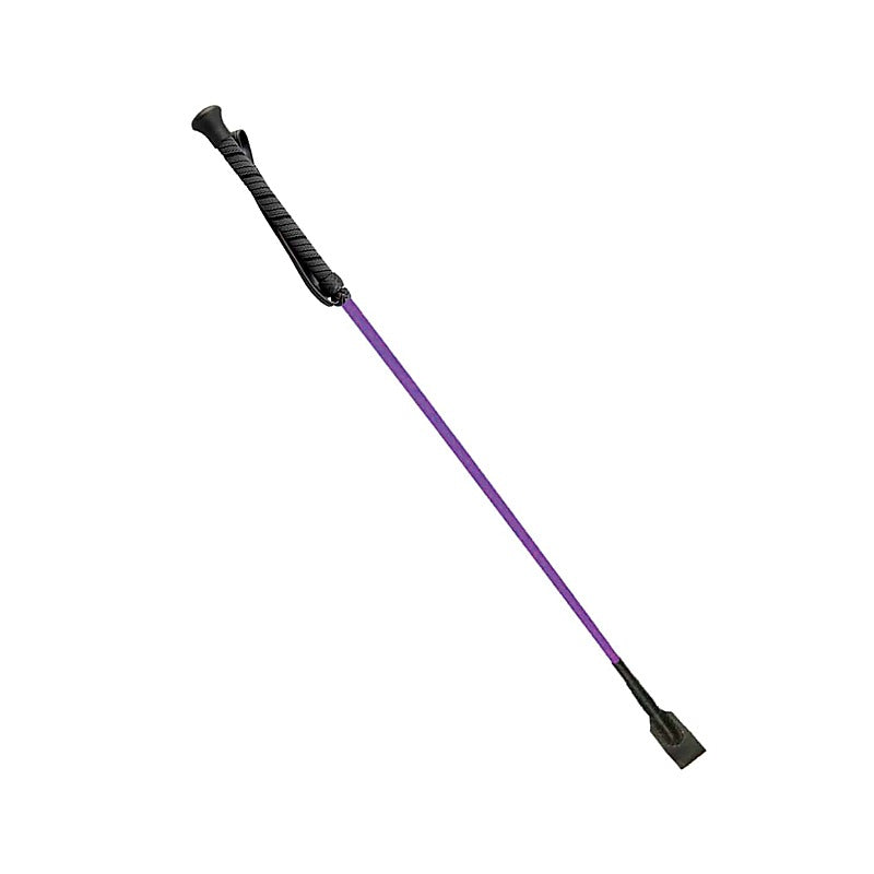 Love In Leather Riding Crop With Rubber Handle - Whips And Crops