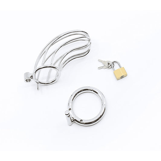 Love In Leather Bird Cage Style Male Chastity Device - Male Chastity
