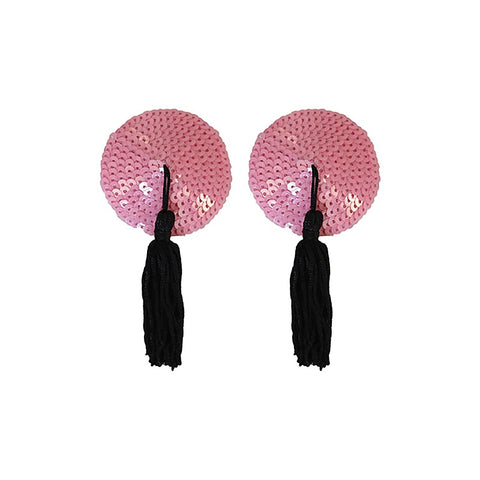 Round Sequin Nipple Tassels by Love In Leather - Breast and Nipple Toys