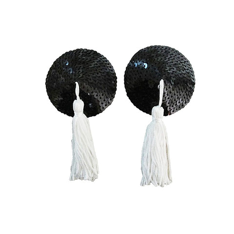 Round Sequin Nipple Tassels by Love In Leather - Breast and Nipple Toys