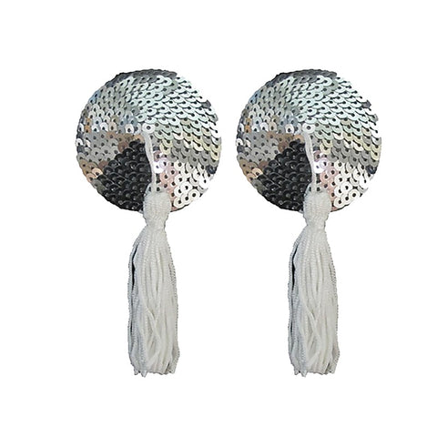 Round Sequin Nipple Tassels by Love In Leather - Breast and Nipple Toys