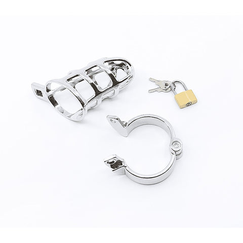 Love In Leather The Spider Web Male Cock Cage - Male Chastity